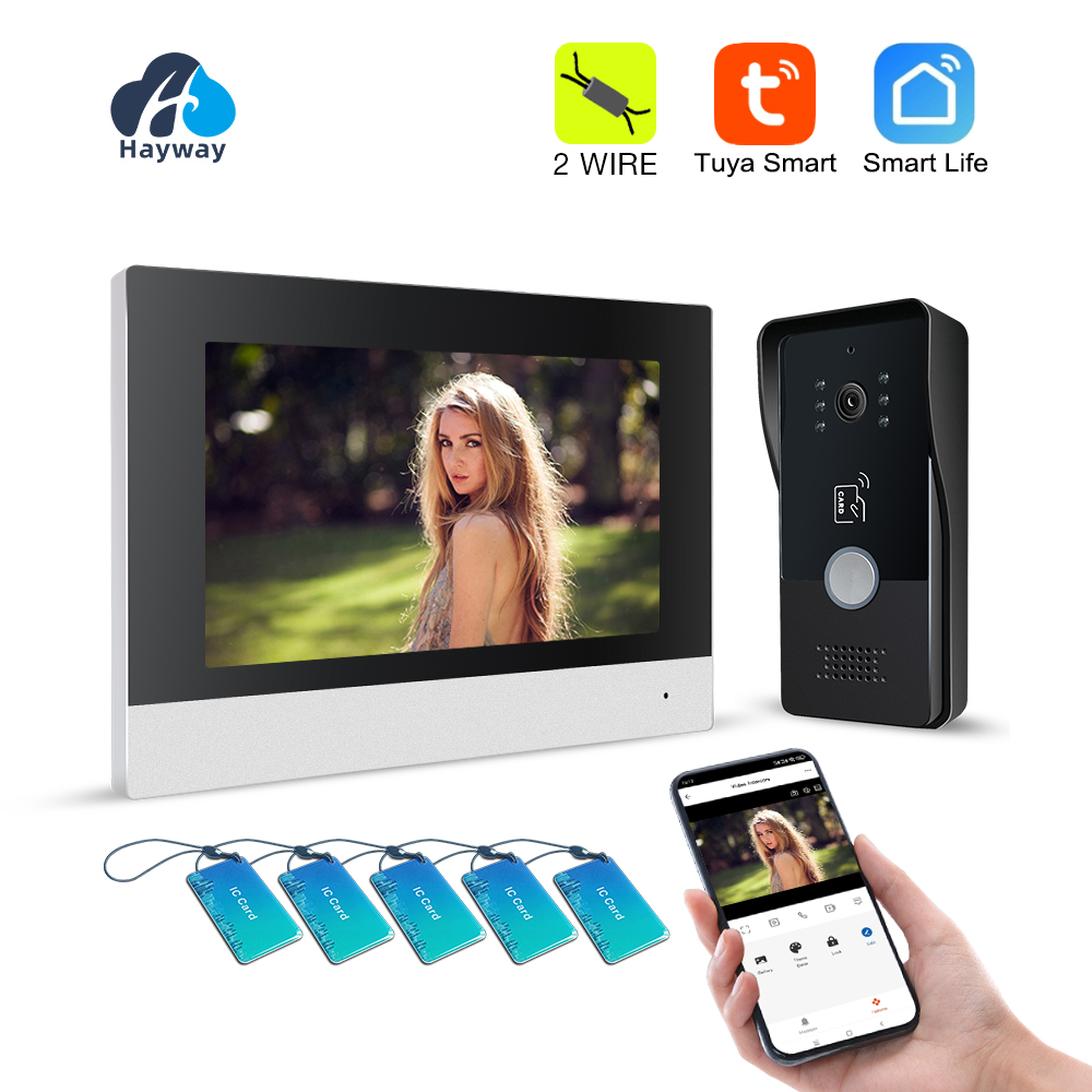 Home Security Cameras Uk - 2선식 스마트홈 투야 와이파이 1080P 비디오