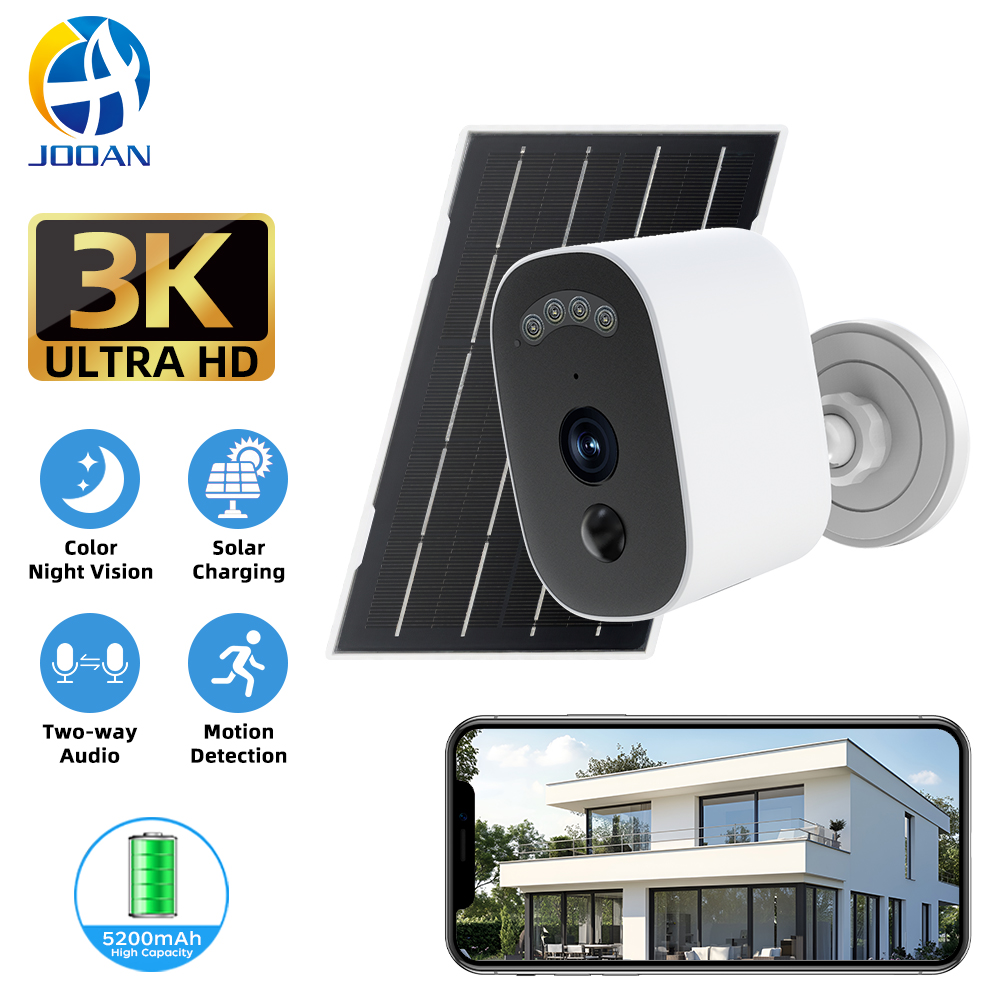 Home Security News - Jooan 3K HD 태양광 보안 카메라