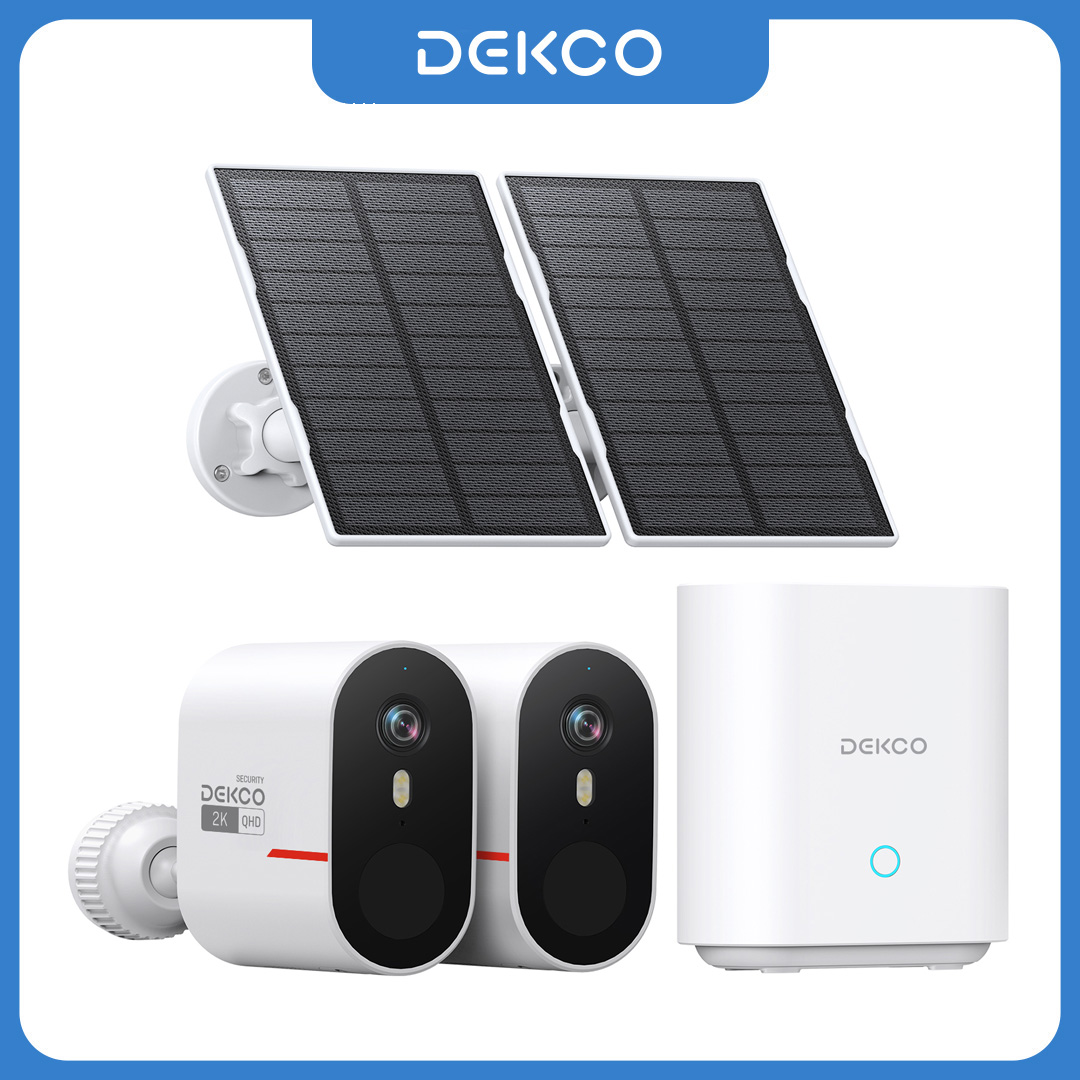 Home Security News - 덱코 3MP WiFi 태양광 카메라 시스템