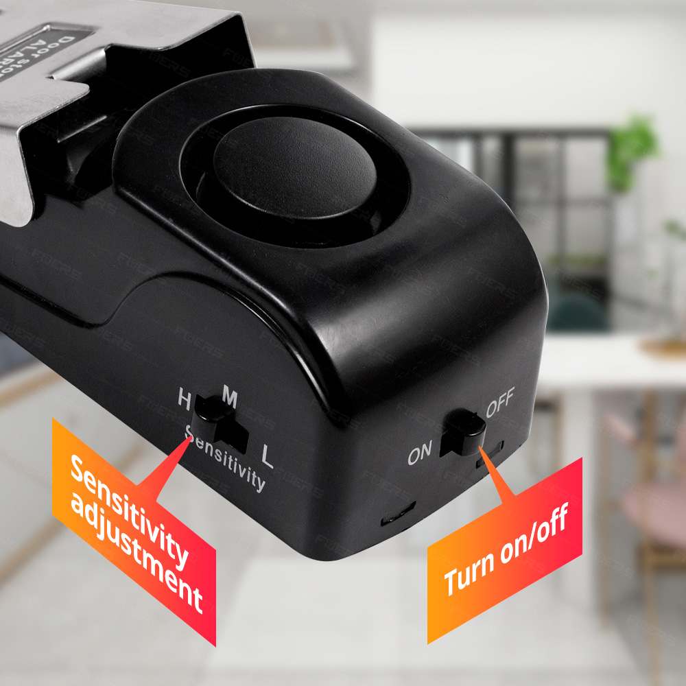 Home Security Equipment - FUERS 도어 스톱 알람 시스템 120dB