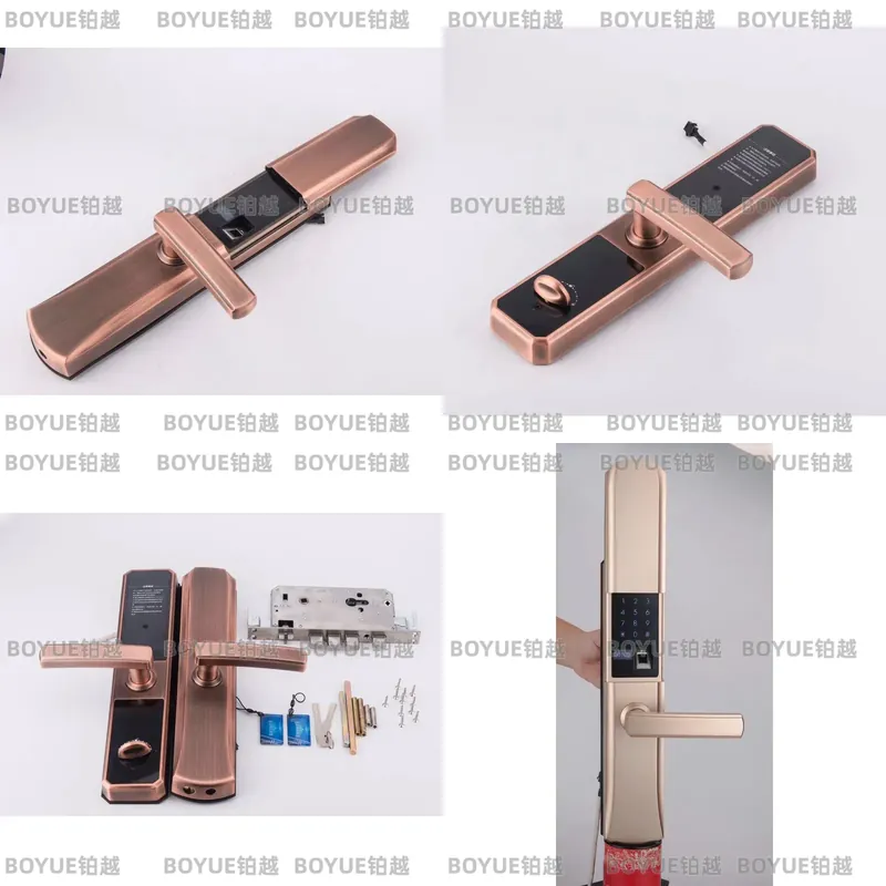 Home Security Lock System - 아연 합금 슬라이딩 커버 지문 스마트