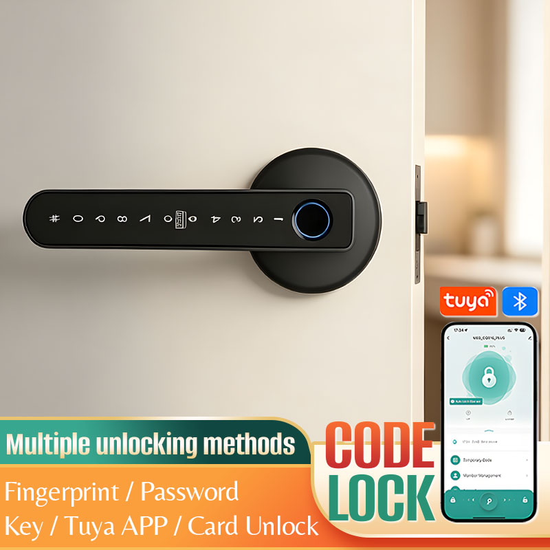 Home Security Lock System - 홈 보안 레버형 핸들 잠금장치 보안