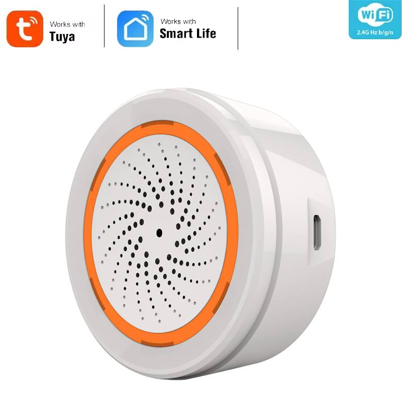 Home Security Equipment - 스마트 사이렌 알람 투야 지그비 사운드