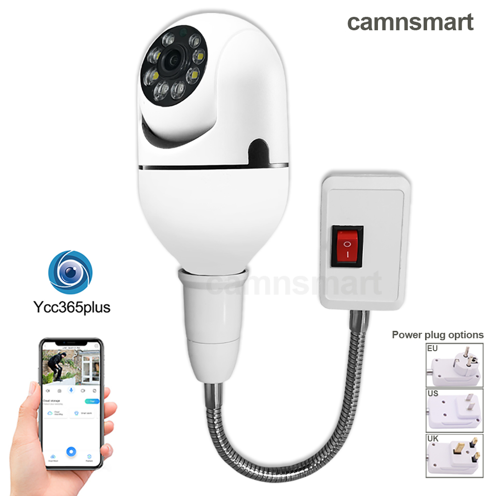 Home Security Cameras Uk - 3MP 미니 카메라 와이파이 E27 전구