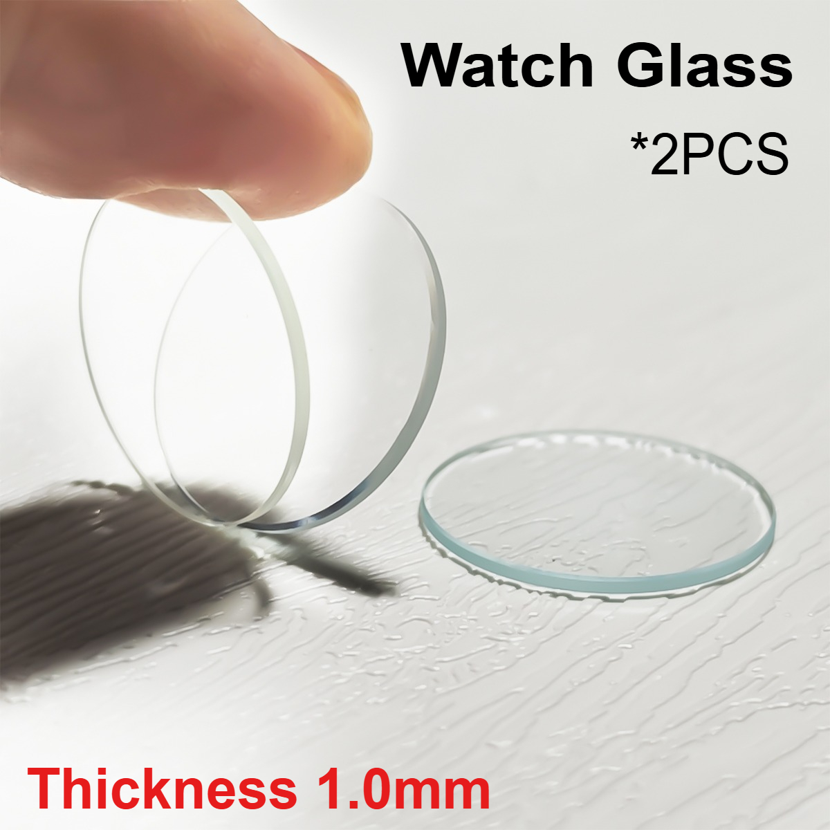 Glass Break Detector - 2개 15 - 45mm 플랫 라운드
