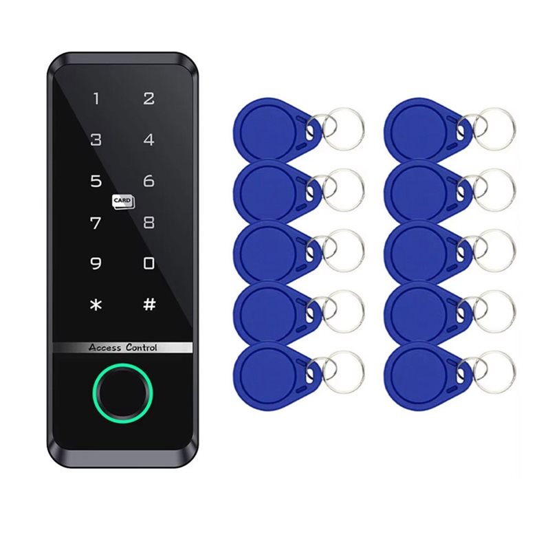 Home Security Lock System - B08B-RFID 키패드 전자 게이트 오프너 Tuya