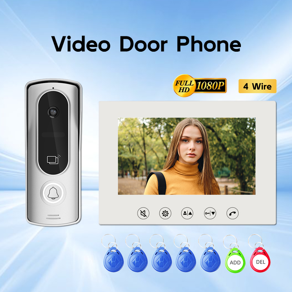 Home Security Cameras Uk - HD 비디오 인터콤 도어벨 방수 홈