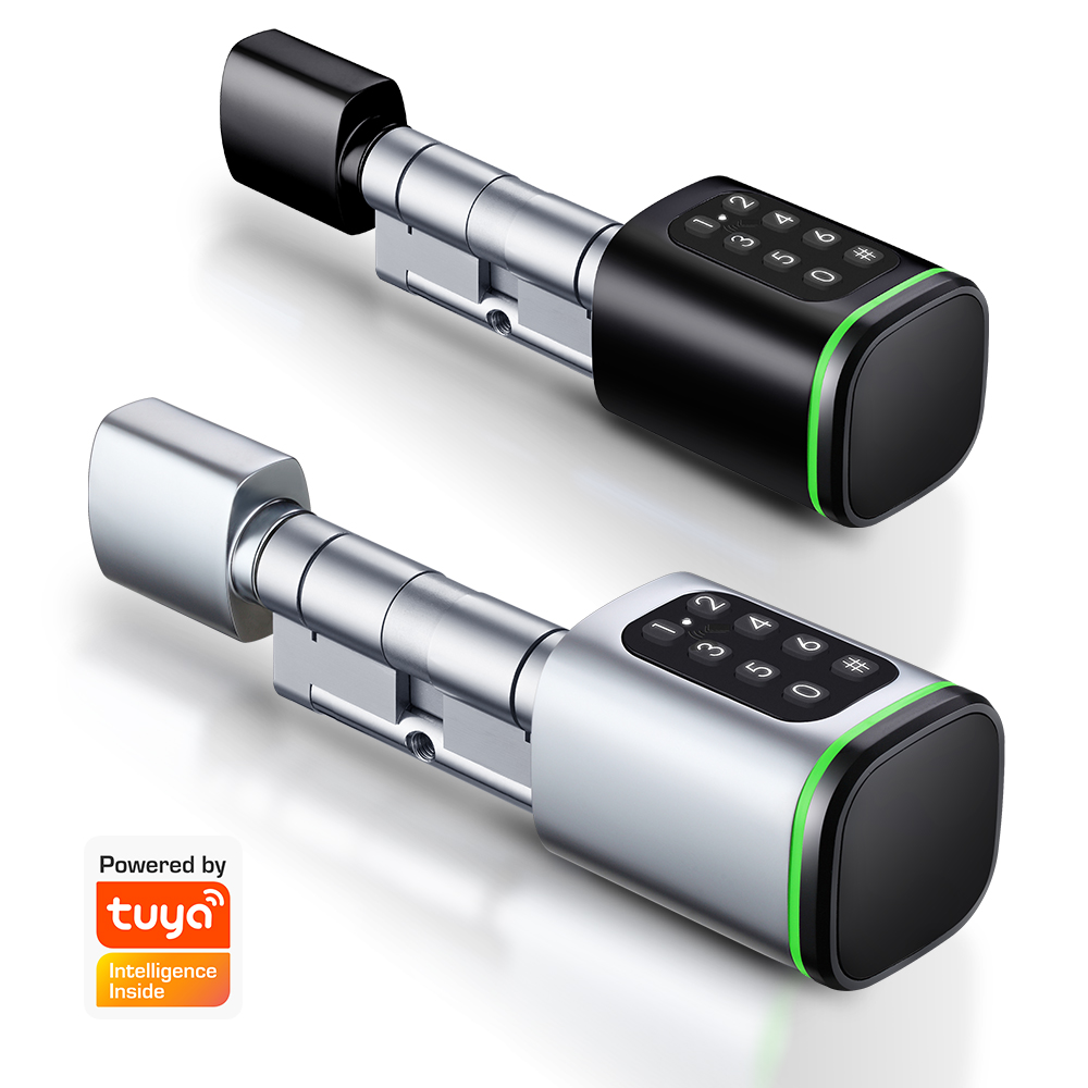 Home Security Keypad - 스마트 실린더 잠금 장치 Tuya 60-90mm
