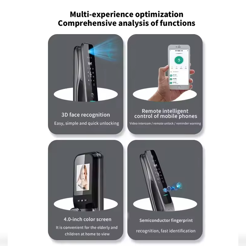 HX5 스마트 도어락 3D 얼굴인식 WiFi 디지털 전 - Home Security Electronics 리뷰 및 가격