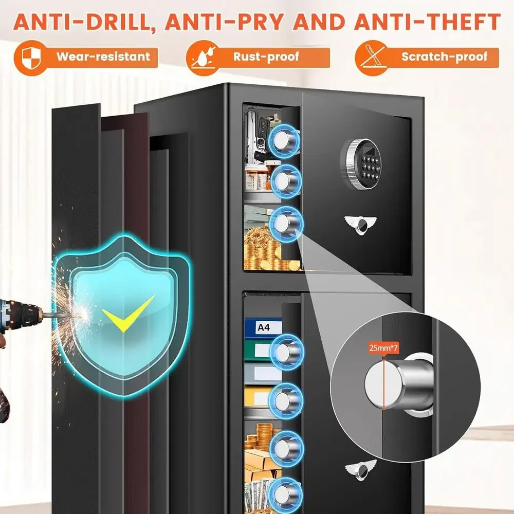 높이 35.4인치 XL 사이즈 이중문 보안 금고, 숨겨 - Home Security Keypad 리뷰 및 가격