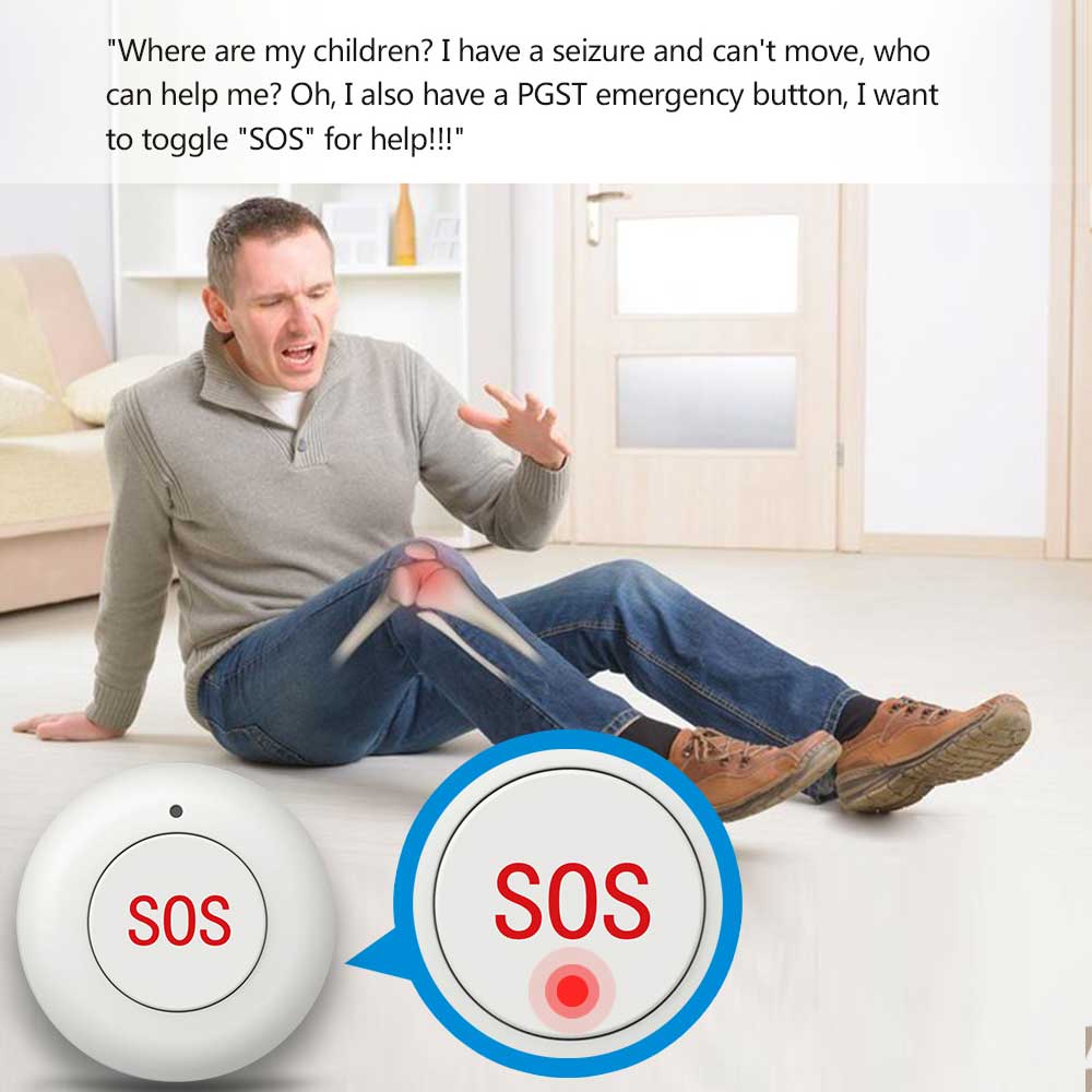 무선 SOS 버튼 스마트 홈 게이트 보안 초인종 433 - Home Security Equipment 리뷰 및 가격