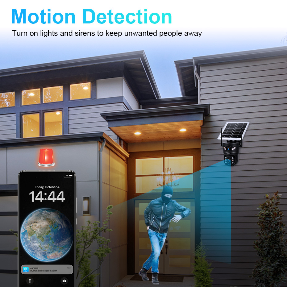 KERUI 6MP 4G SIM WiFi 태양광 카메라  - Home Security News 리뷰 및 가격