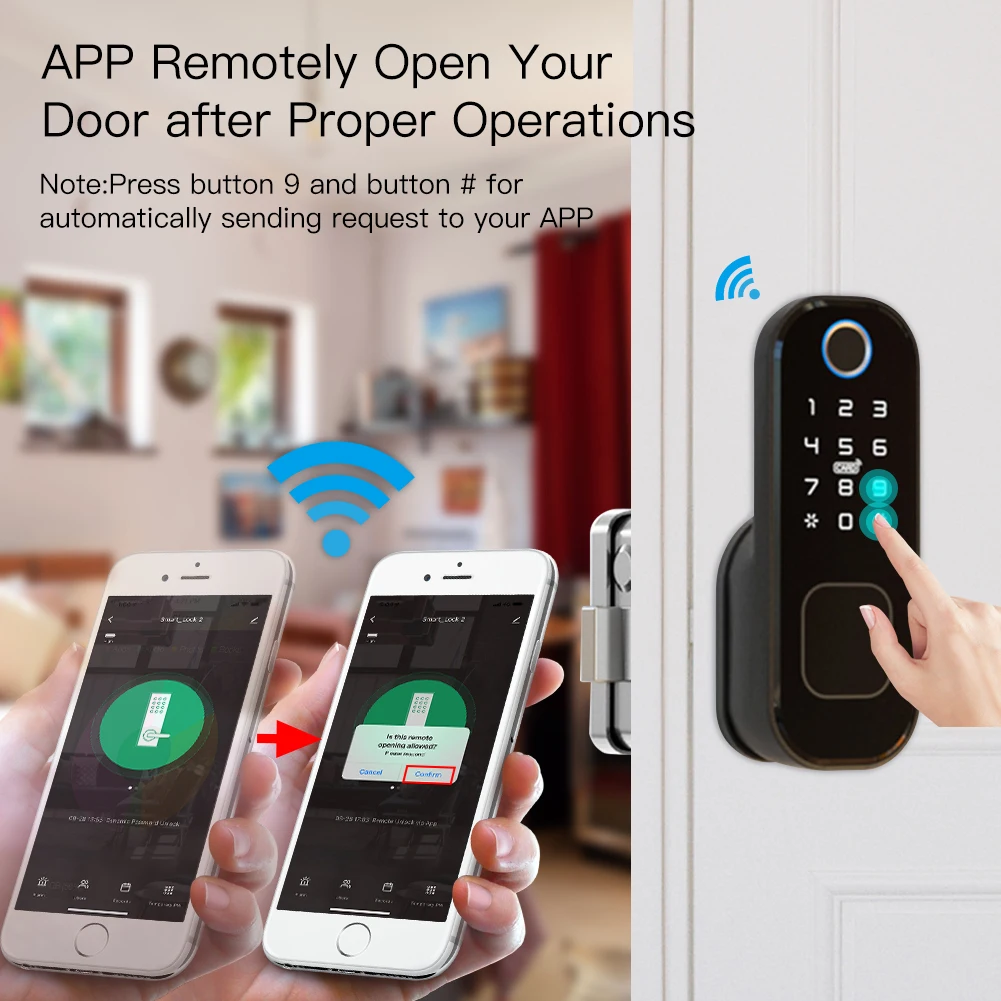 MOES 와이파이 투야 스마트 도어락, 지문 잠금, 스 - Home Security Packages 리뷰 및 가격