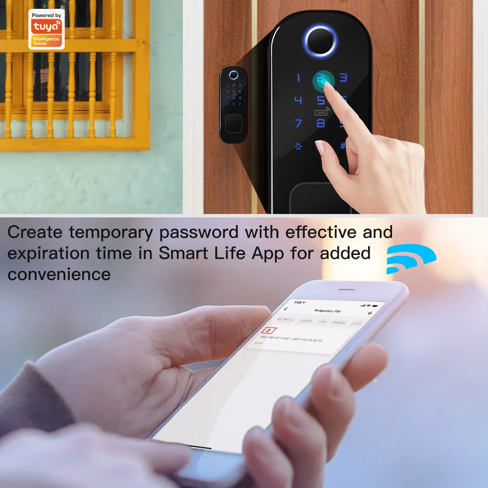 MOES 와이파이 투야 스마트 도어락, 지문 잠금, 스 - Home Security Packages 리뷰 및 가격