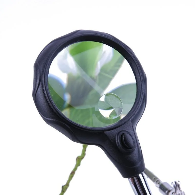 데스크탑 돋보기 용접 돋보기 LED 홀더 납땜 수리 도 - Glass Break Detector 리뷰 및 가격