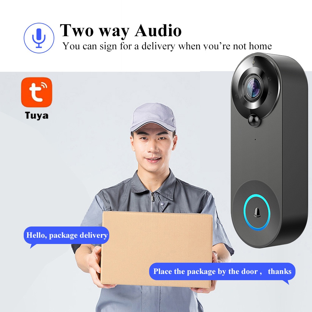 Tuya 1080P 무선 WIFI 초인종 비디오 인터콤 - Home Security La 리뷰 및 가격
