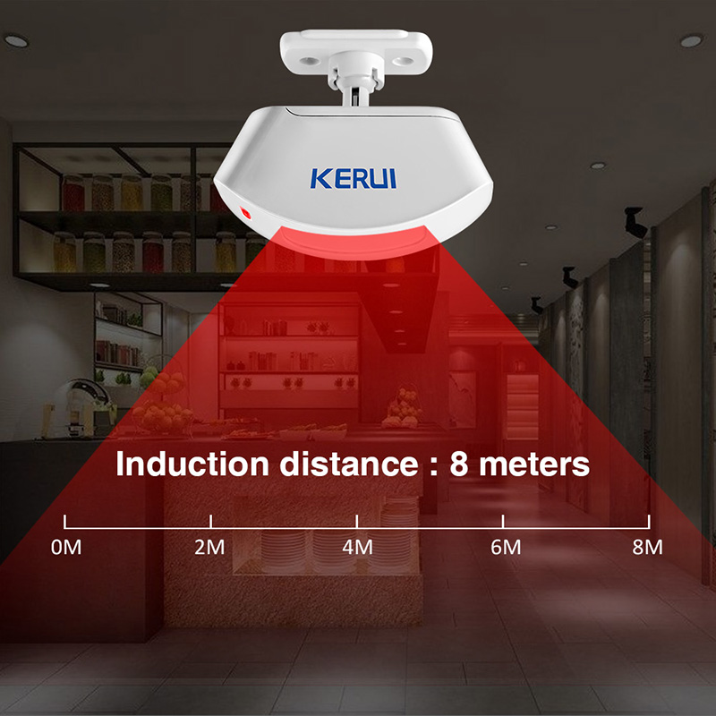 KERUI 무선 커튼 적외선 감지기 창 PIR 모션 센 - Home Security Equipment 리뷰 및 가격