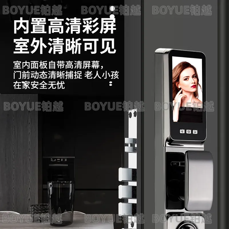 아연 합금 스마트 도어락, 얼굴 인식 및 지문 스캐너, - Home Security Lock System 리뷰 및 가격