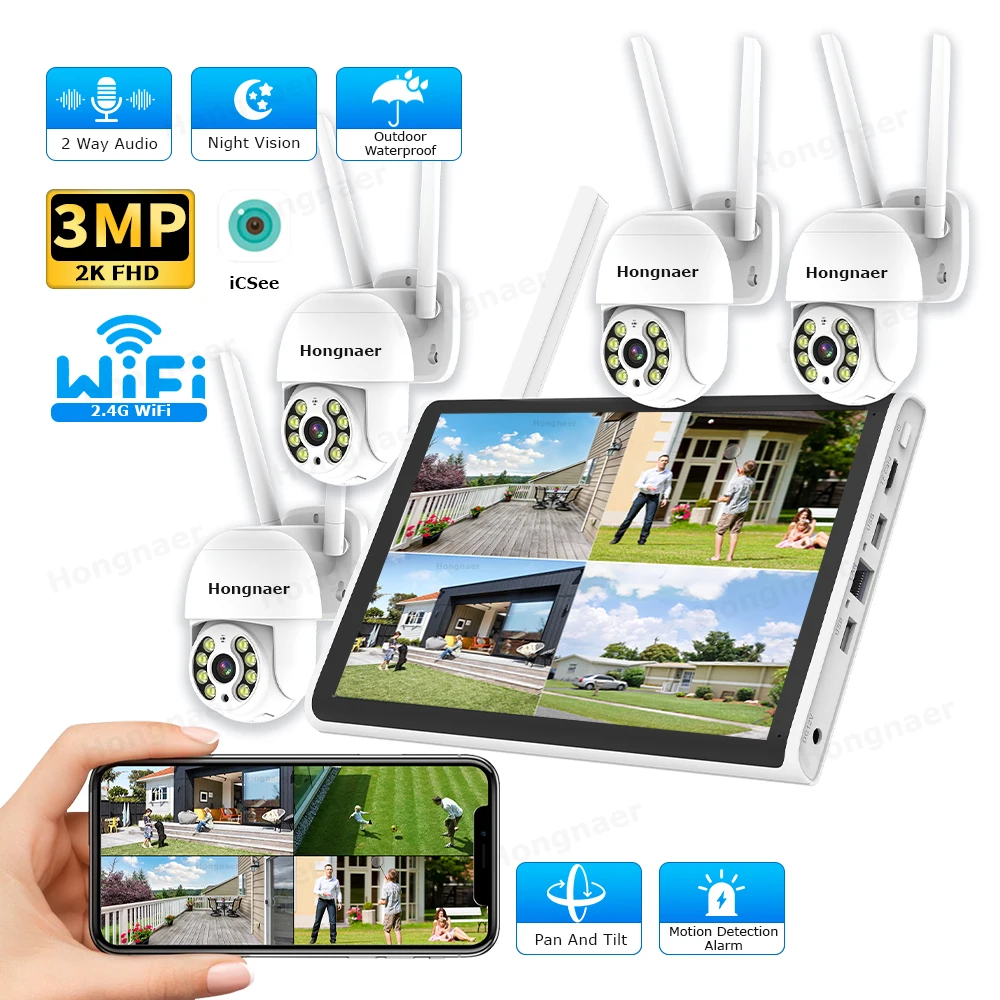 2026 홍나르 3MP 4채널 WiFi 홈 IP 10. - Home Security And Cctv 리뷰 및 가격