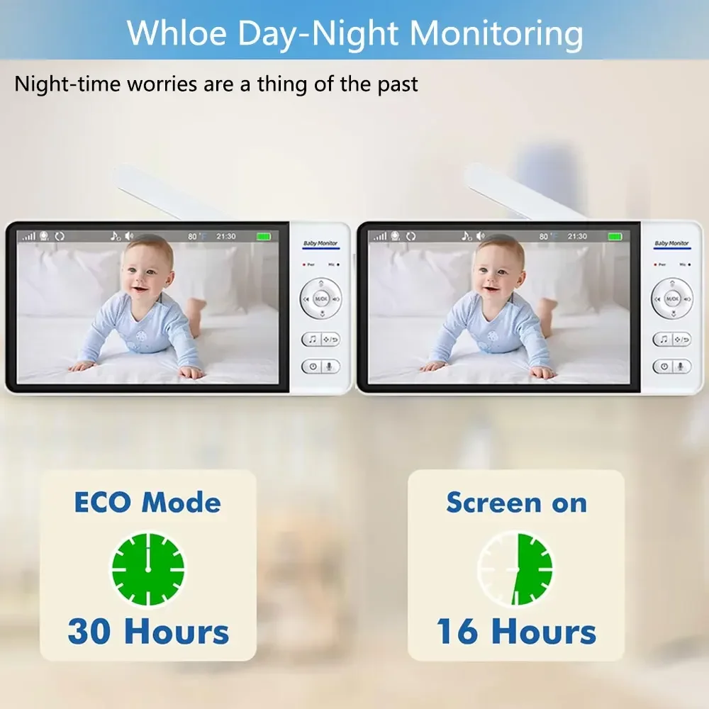 7 인치 디스플레이 화면 비디오 베이비 모니터 5000 - Home Security Cameras Uk 리뷰 및 가격