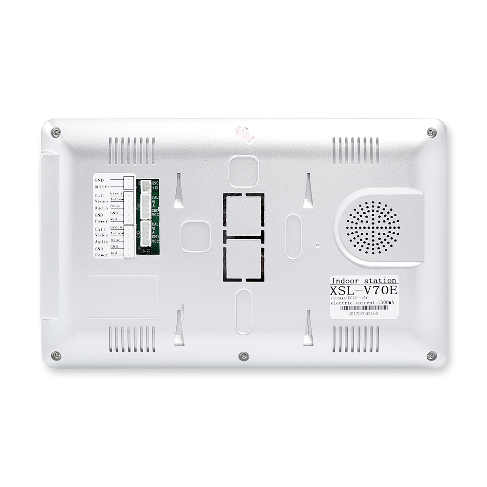 4선식 2가족용 비디오 도어폰 인터콤 시스템 7인치 모 - Home Security Lock System 리뷰 및 가격