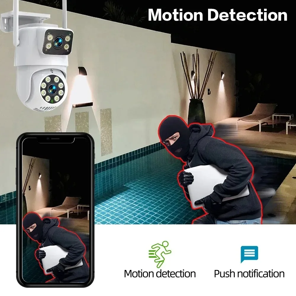 10채널 CCTV 보안 4K 듀얼 렌즈 PTZ 카메라  - Home Security And Cctv 리뷰 및 가격
