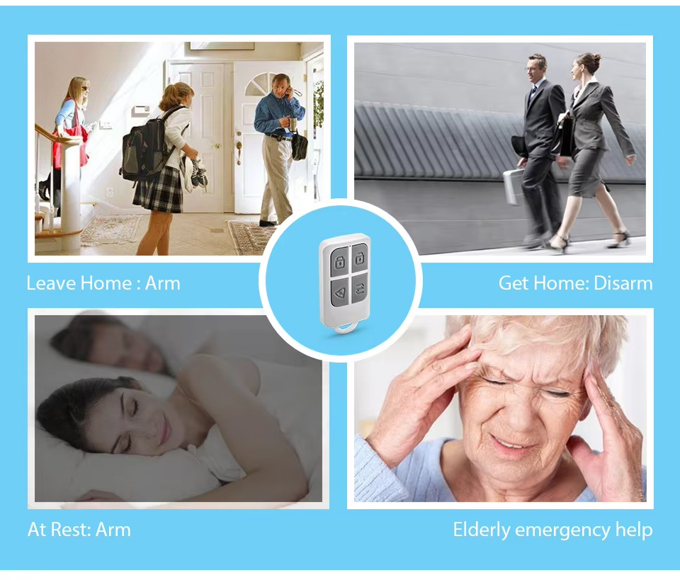 RC531 무선 휴대용 원격 제어 4 버튼 키체인 WI - Home Security Equipment 리뷰 및 가격