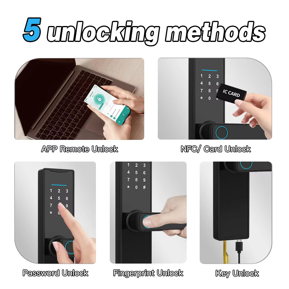 블루투스 호환 Tuya APP 스마트 도어 잠금 장치  - Home Security Keypad 리뷰 및 가격