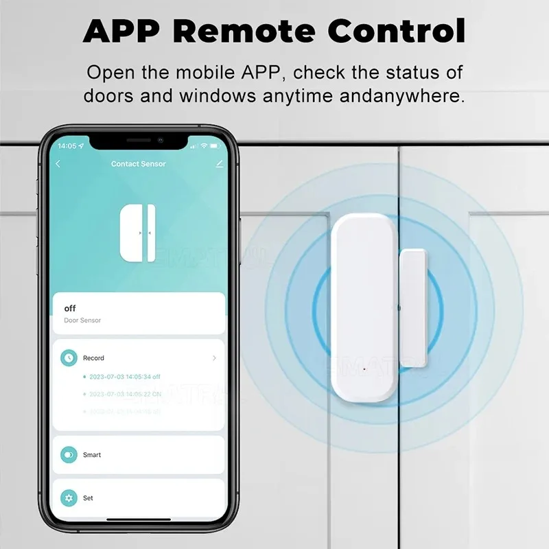 Tuya WiFi 스마트 도어 윈도우 센서 개폐 감지기 - Home Security Equipment 리뷰 및 가격