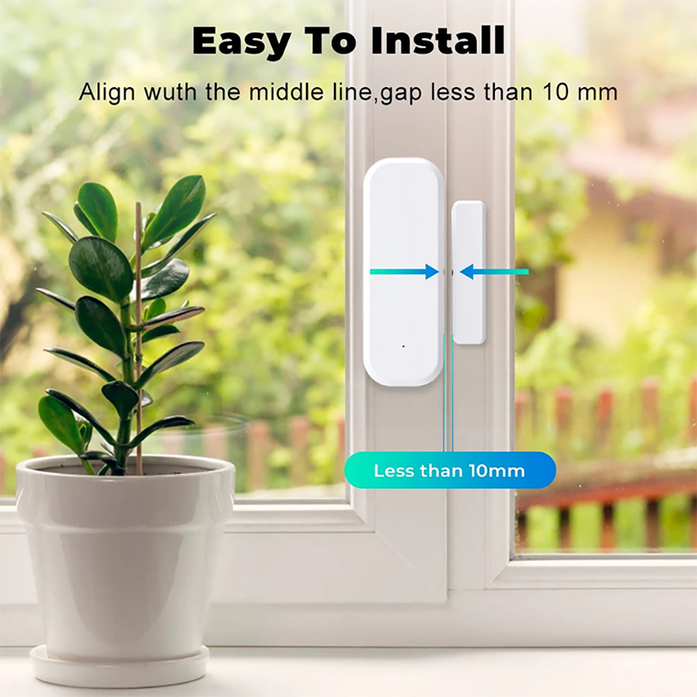 Tuya WiFi 스마트 도어 윈도우 센서 개폐 감지기 - Home Security Equipment 리뷰 및 가격