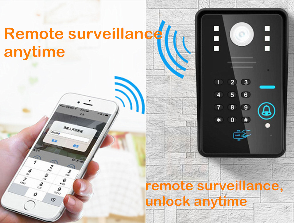 IP 와이파이 비디오 초인종 카메라 인터콤 시스템, 1 - Home Security Lock System 리뷰 및 가격