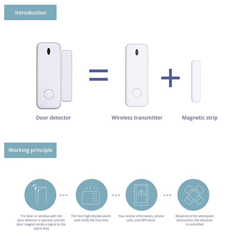 D10 창문 센서 알람 433MHz 무선 자석 센서 감 - Home Security Equipment 리뷰 및 가격