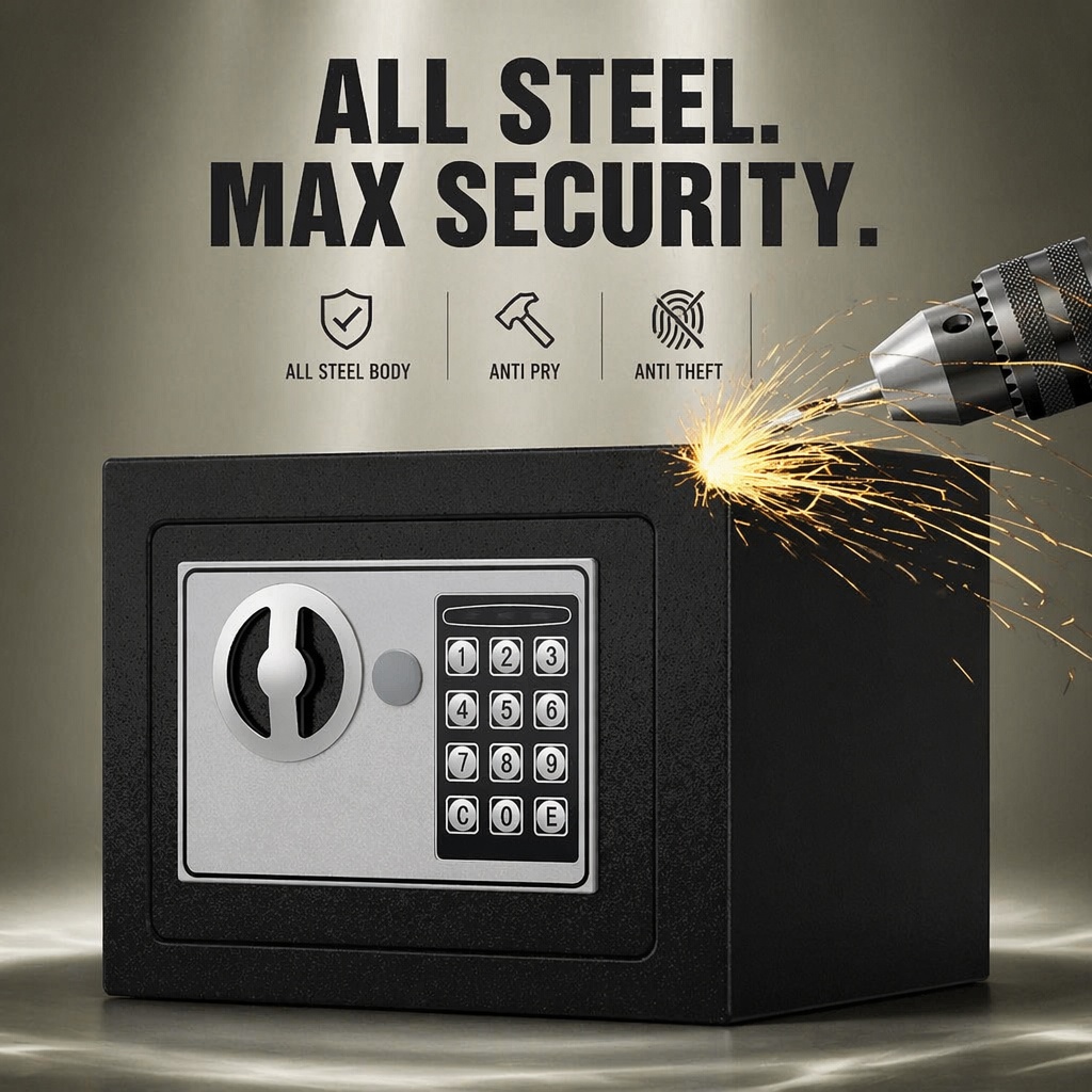 올스틸 전자 디지털 키패드 금고, 이중 비밀번호 키 잠 - Home Security Keypad 리뷰 및 가격