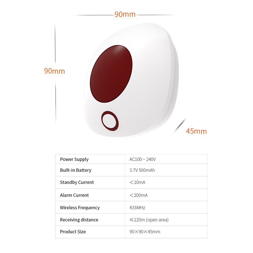 Staniot 실내 무선 사이렌 433Mhz 도난 홈  - Home Security Equipment 리뷰 및 가격