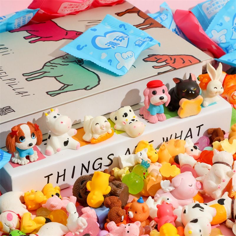 40개/세트 랜덤 만화 블라인드 박스 코끼리 동물 미니 - Home Security Packages 리뷰 및 가격