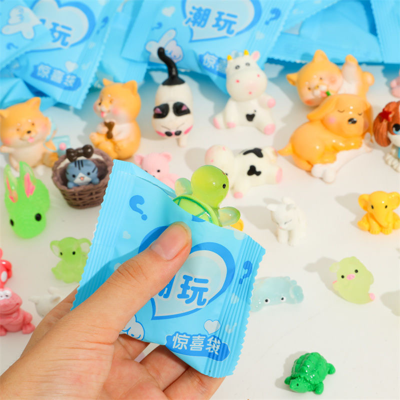 40개/세트 랜덤 만화 블라인드 박스 코끼리 동물 미니 - Home Security Packages 리뷰 및 가격
