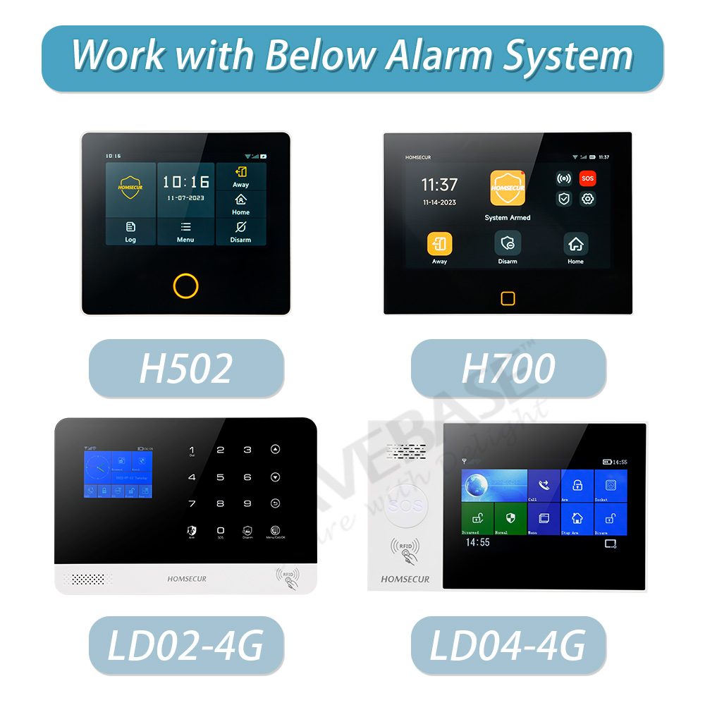 HOMSECUR 4G WIFI 스마트 홈 보안 경보 도 - Home Security Equipment 리뷰 및 가격