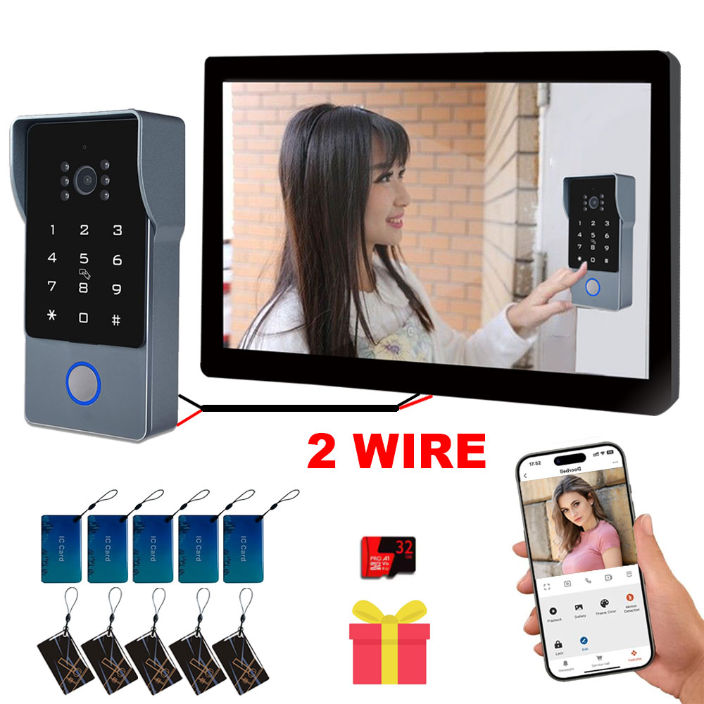 투야 와이파이 스마트 홈 비디오 도어폰 비디오 인터콤  - Home Security Cameras Uk 리뷰 및 가격