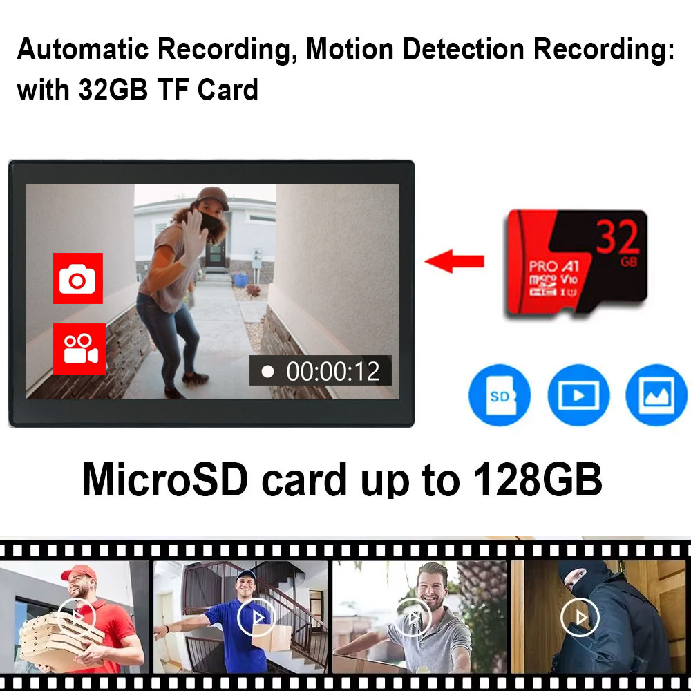 투야 와이파이 스마트 홈 비디오 도어폰 비디오 인터콤  - Home Security Cameras Uk 리뷰 및 가격