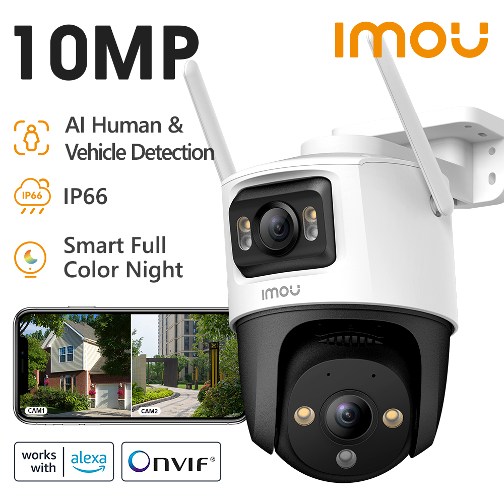 IMOU 야외 PT 보안 카메라 - 10MP 듀얼 렌즈 - Home Security News 리뷰 및 가격