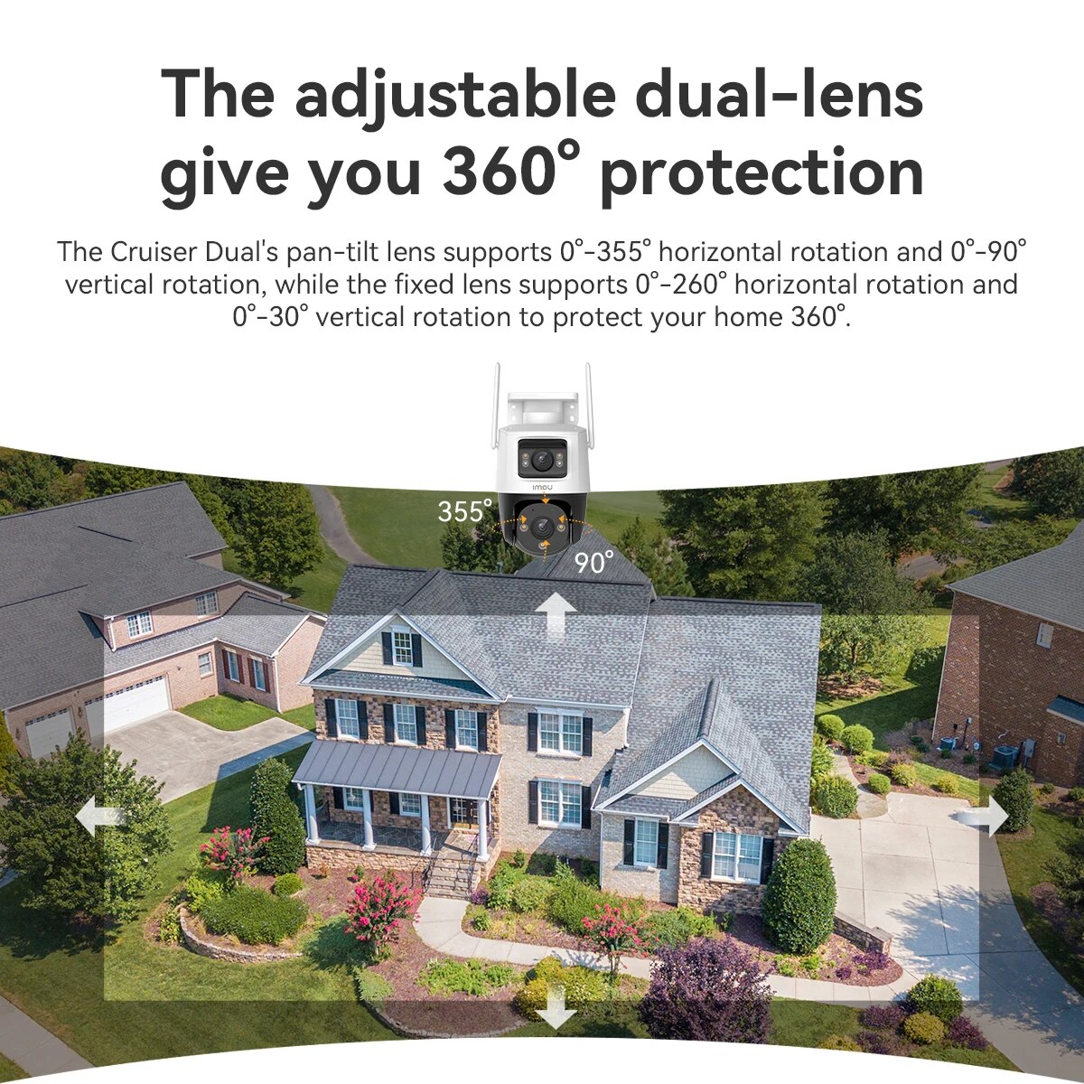 IMOU 야외 PT 보안 카메라 - 10MP 듀얼 렌즈 - Home Security News 리뷰 및 가격