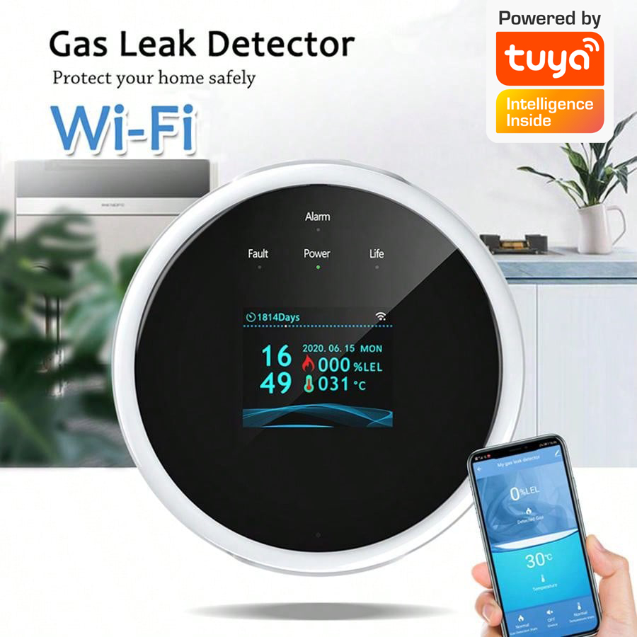 2.4G WiFi 가스 경보 센서 가연성 가스 감지기는 - Home Security Equipment 리뷰 및 가격