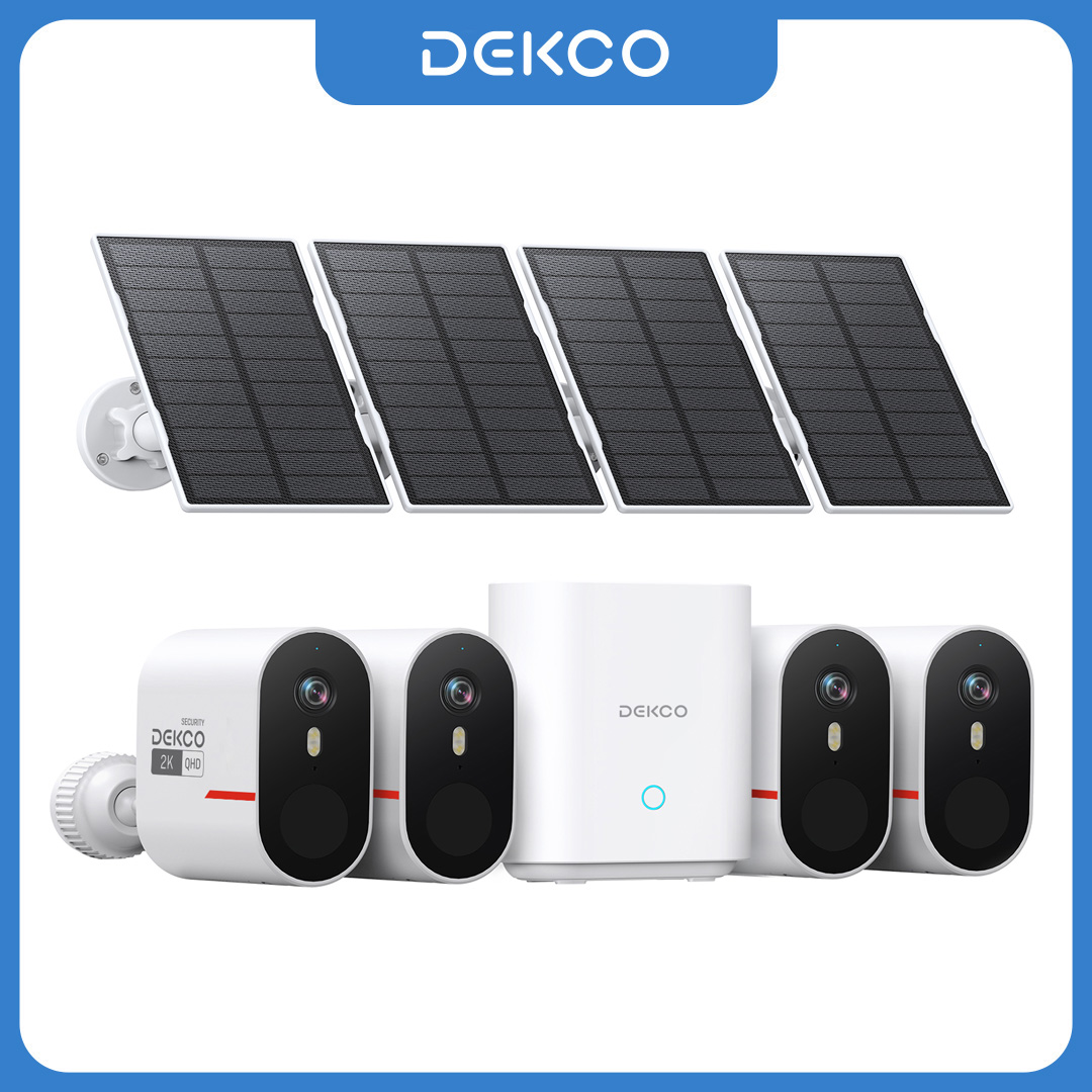 Dekco 3MP WiFi 태양광 카메라 시스템 4 캠 - Home Security And Cctv 리뷰 및 가격