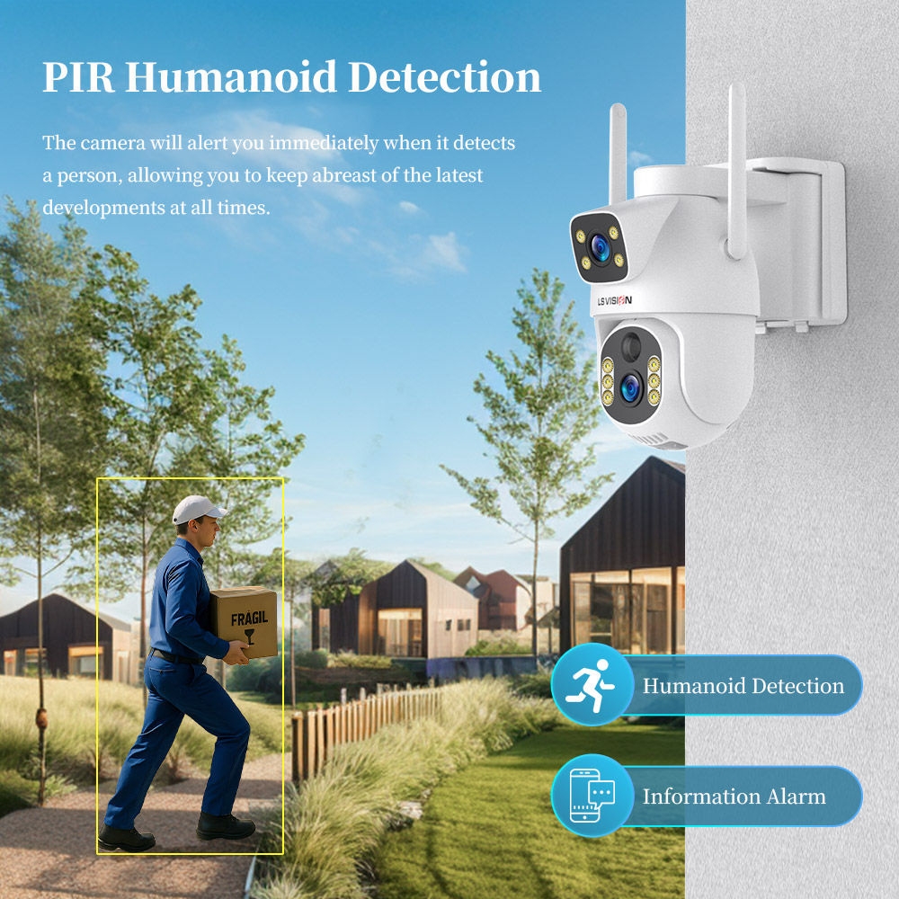 LS VISION 듀얼 렌즈 태양광 보안 카메라 8MP - Home Security Cameras Uk 리뷰 및 가격