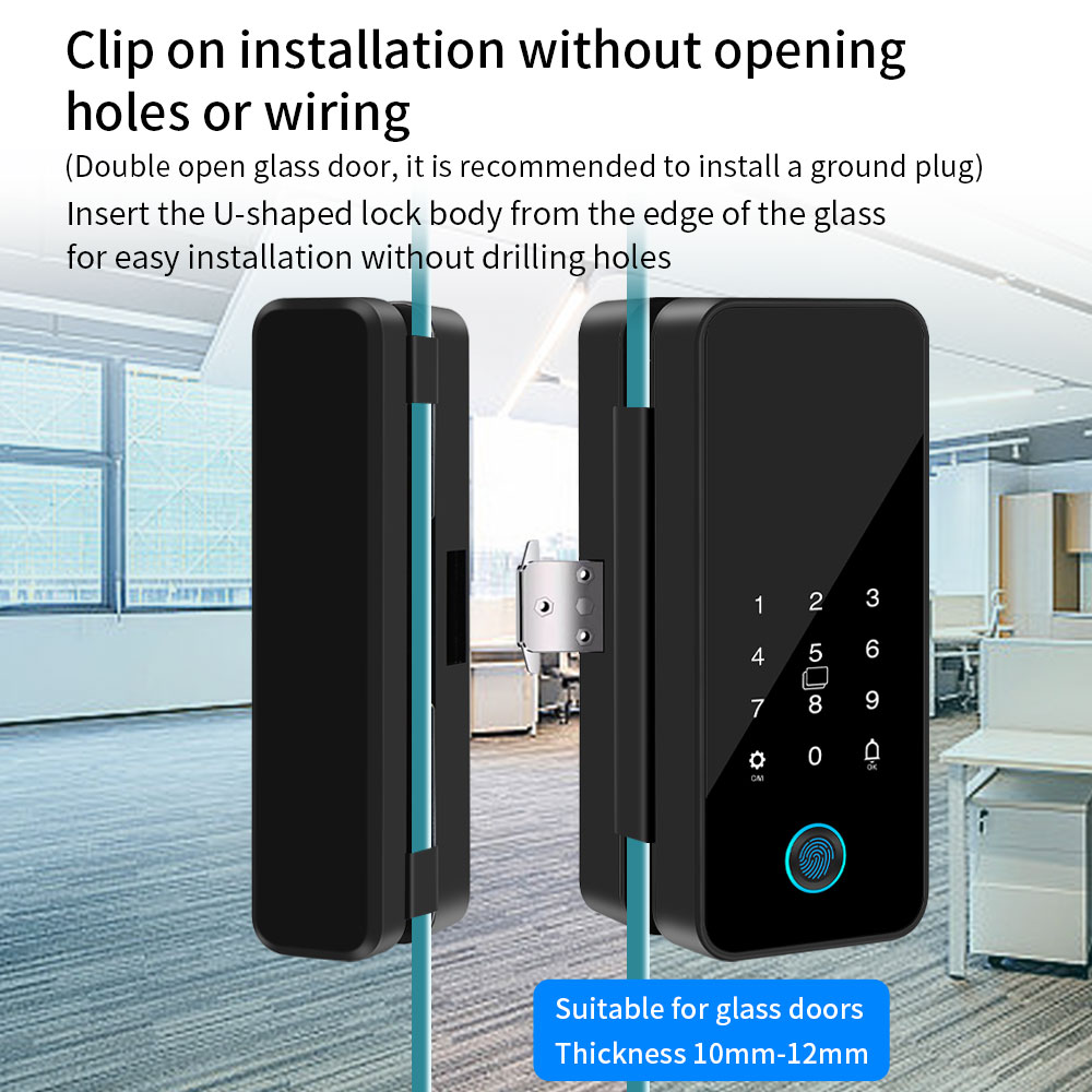 다기능 스마트 유리 도어락 전자식 디지털 생체 지문 투 - Home Security Keypad 리뷰 및 가격