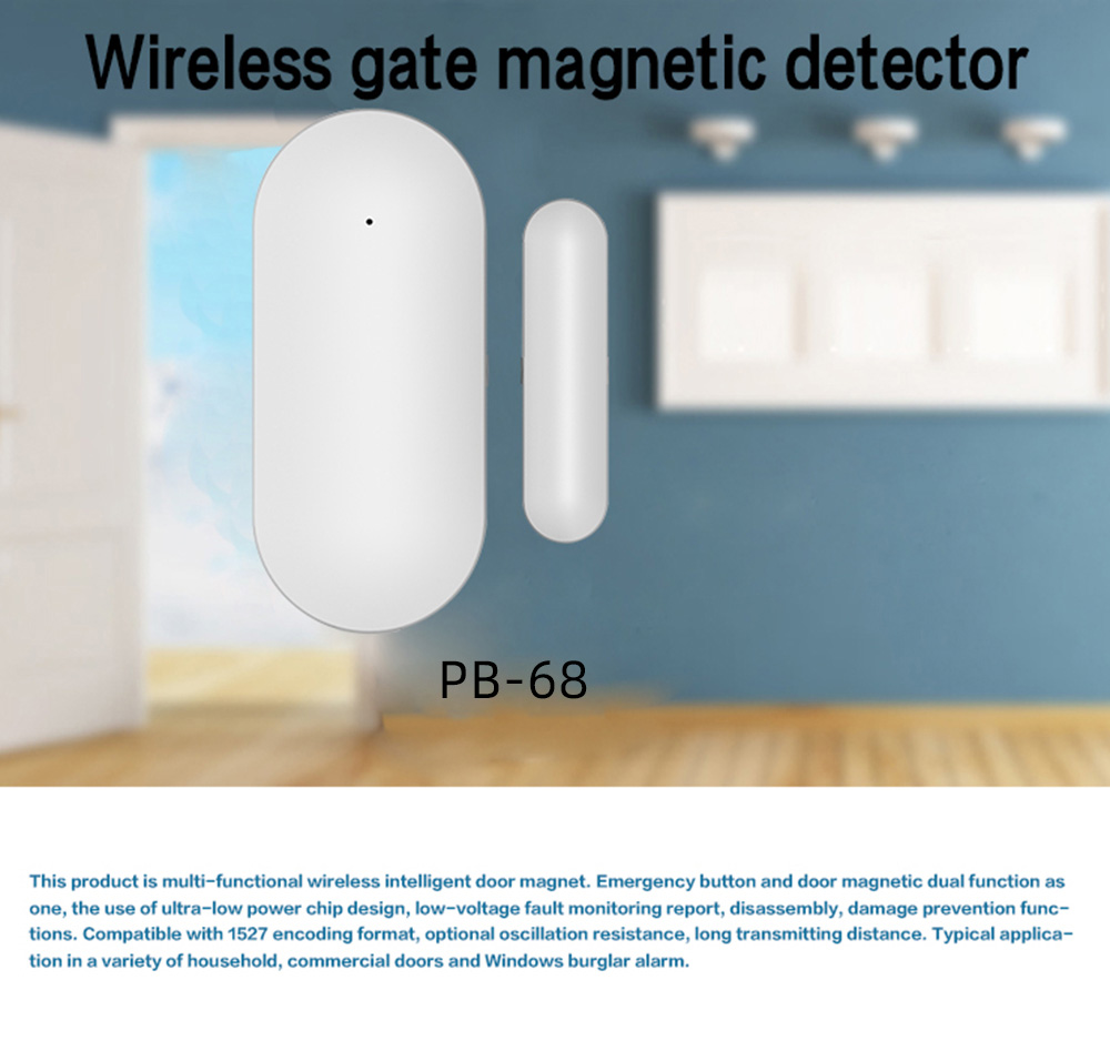 MULO 433MHz 도어 센서 창문 감지기, 개폐 경 - Home Security Equipment 리뷰 및 가격
