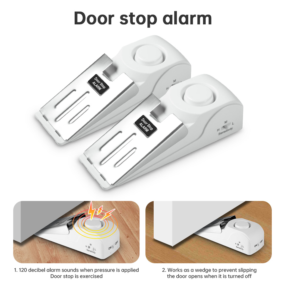 FUERS 무선 문짝 정지 경보 시스템, 문짝 잠금 홈 - Home Security Lock System 리뷰 및 가격