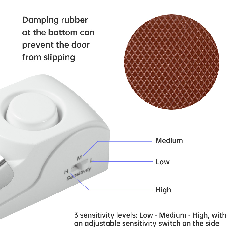 FUERS 무선 문짝 정지 경보 시스템, 문짝 잠금 홈 - Home Security Lock System 리뷰 및 가격