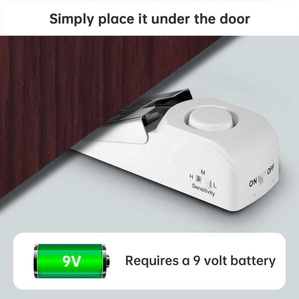 FUERS 무선 문짝 정지 경보 시스템, 문짝 잠금 홈 - Home Security Lock System 리뷰 및 가격