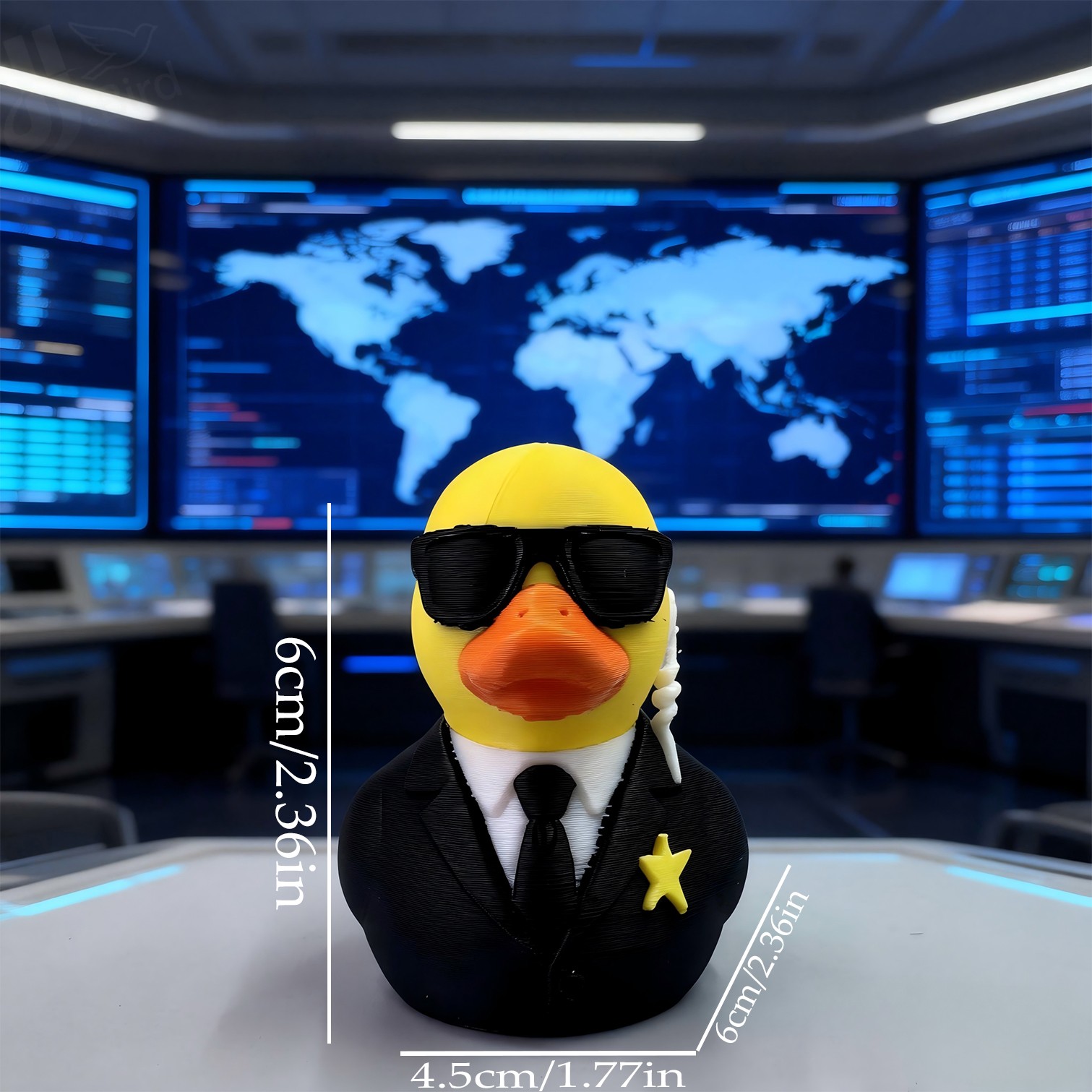 보안 요원 오리 장식품, 귀여운 스타일, 수집용 피규어 - Home Security News 리뷰 및 가격